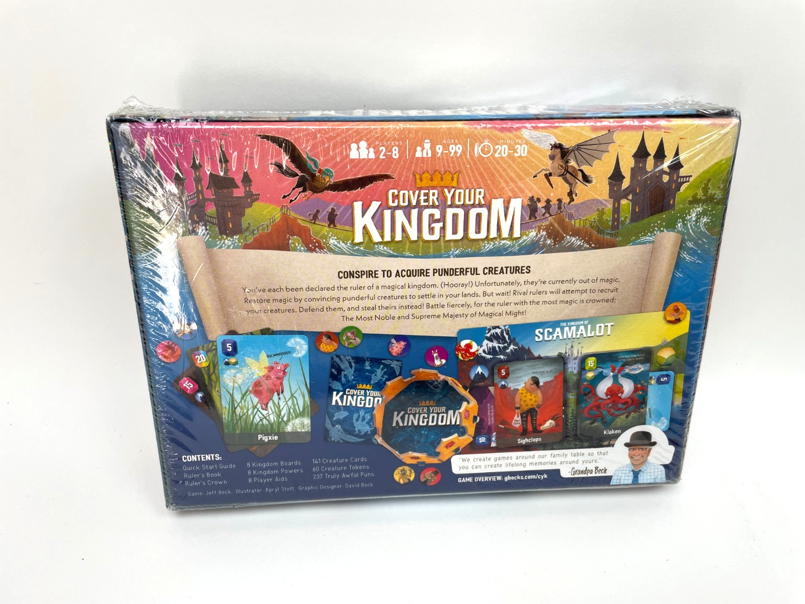 Cover Your Kingdom (Brand New, Sealed) Grandpa Beck’s Games