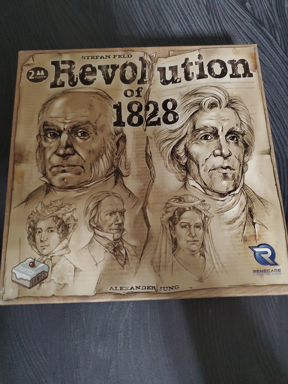 REVOLUTION OF 1828 by STEFAN FELD, RENEGADE GAME STUDIOs