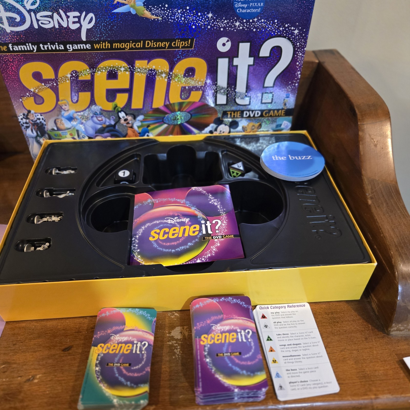 Disney Scene It DVD Game COMPLETE ScreenLife 2004 Pixar Movies Trivia