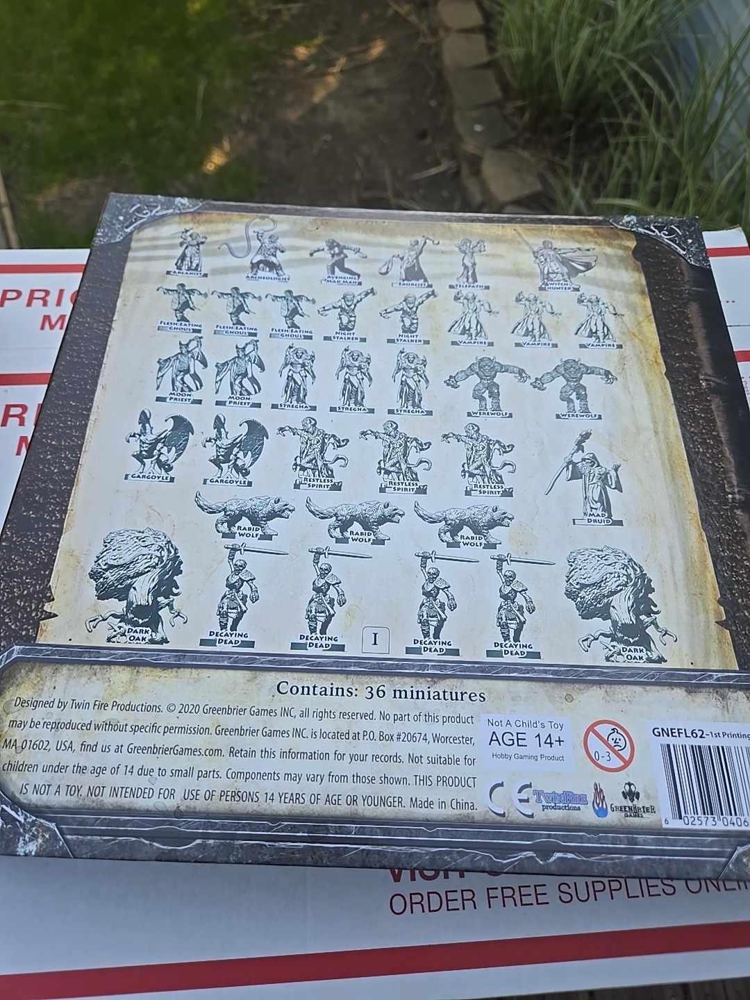 Folklore The Affliction Core Set Miniature Bestiary Volume I, 36 figures