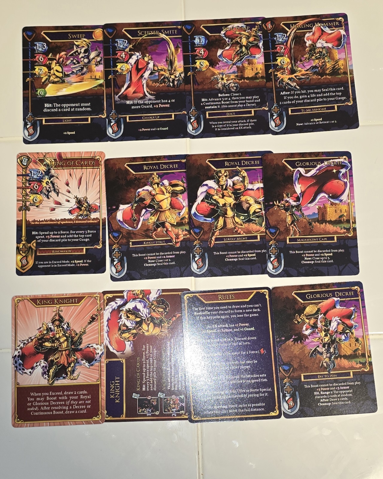 Shovel Knight Exceed King Knight Card Game