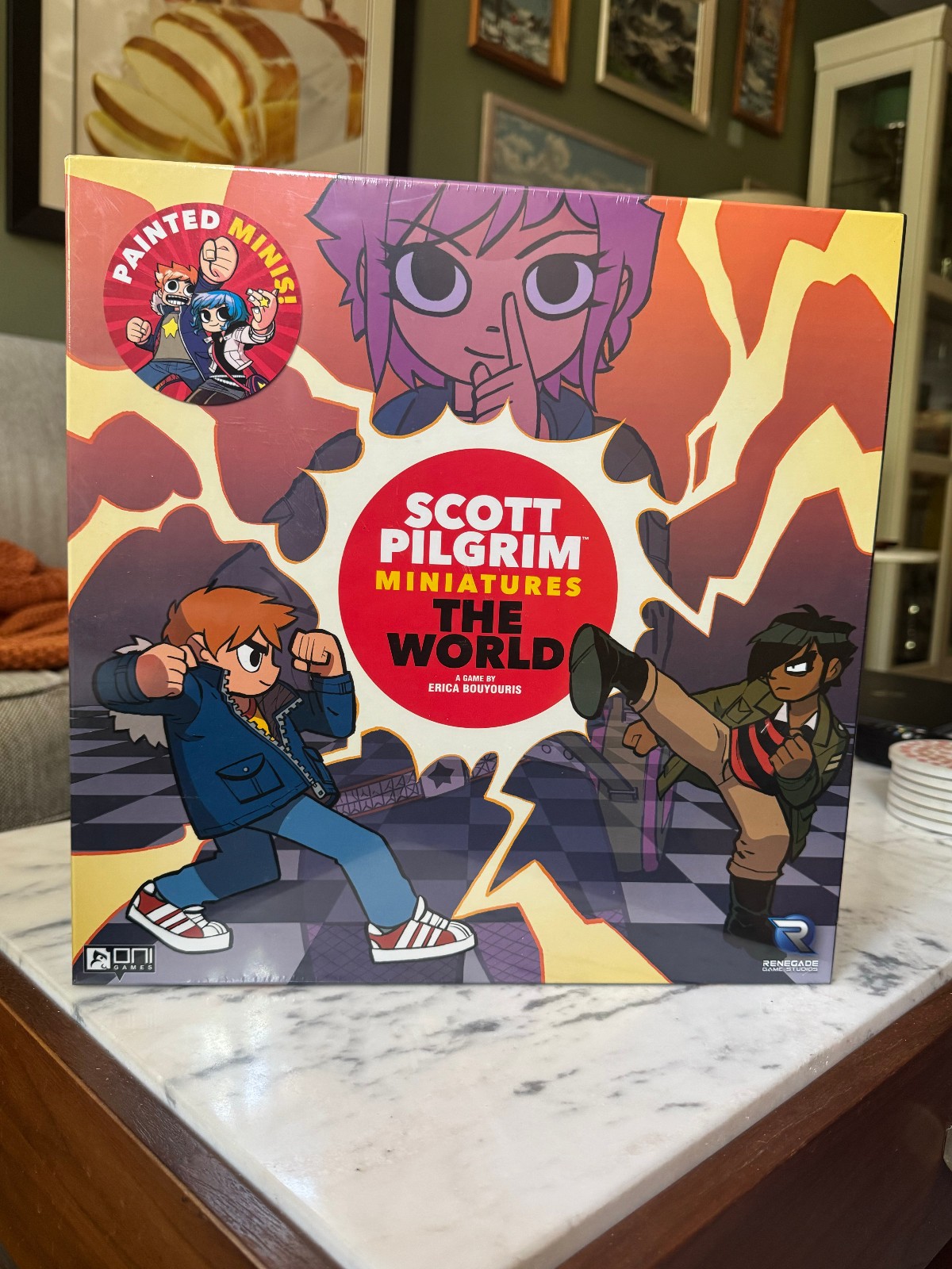 SET Renegade Game Studios Scott Pilgrim Miniatures Board Game Painted Minis