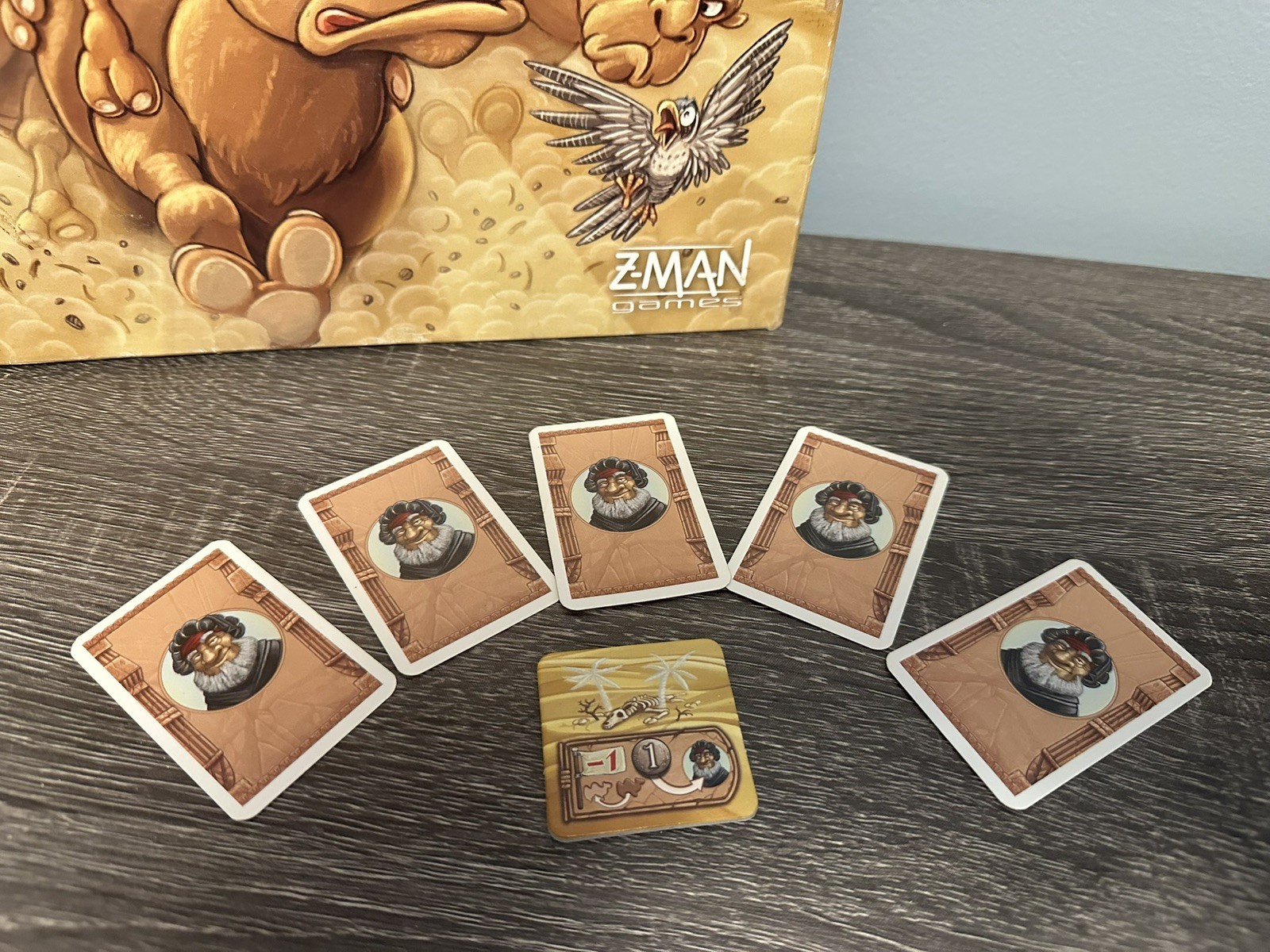 Camel Up Board Game First Edition Replacement Betting Card & Oasis/Desert Tile
