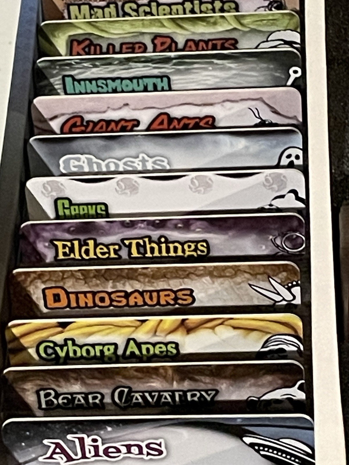 Smash Up The Big Geeky Box Core 3 Expansions Monster Awesome Cthulu 600 SLEEVED