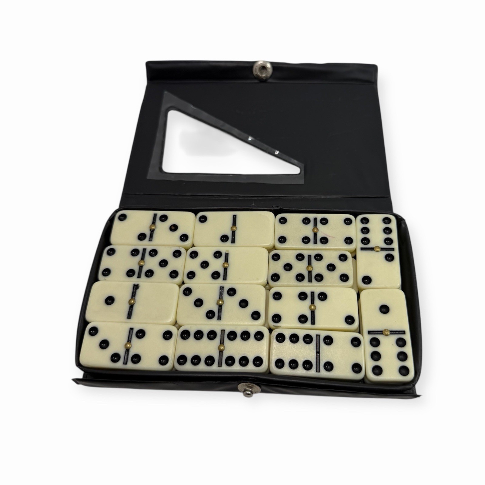 Dominoes Set for Adults – 28 Double Six Premium Dominos with Case