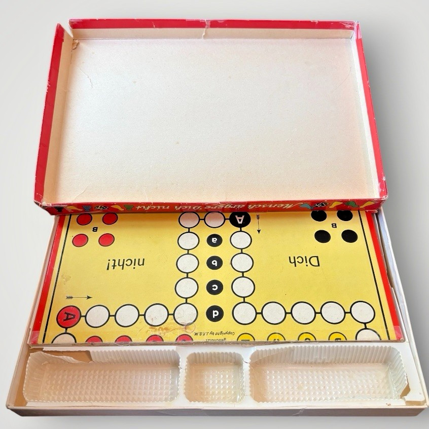 Mensch Argere Dich Nicht 1960s German Board Game Vtg Josef Friedrich Schmidt JFS
