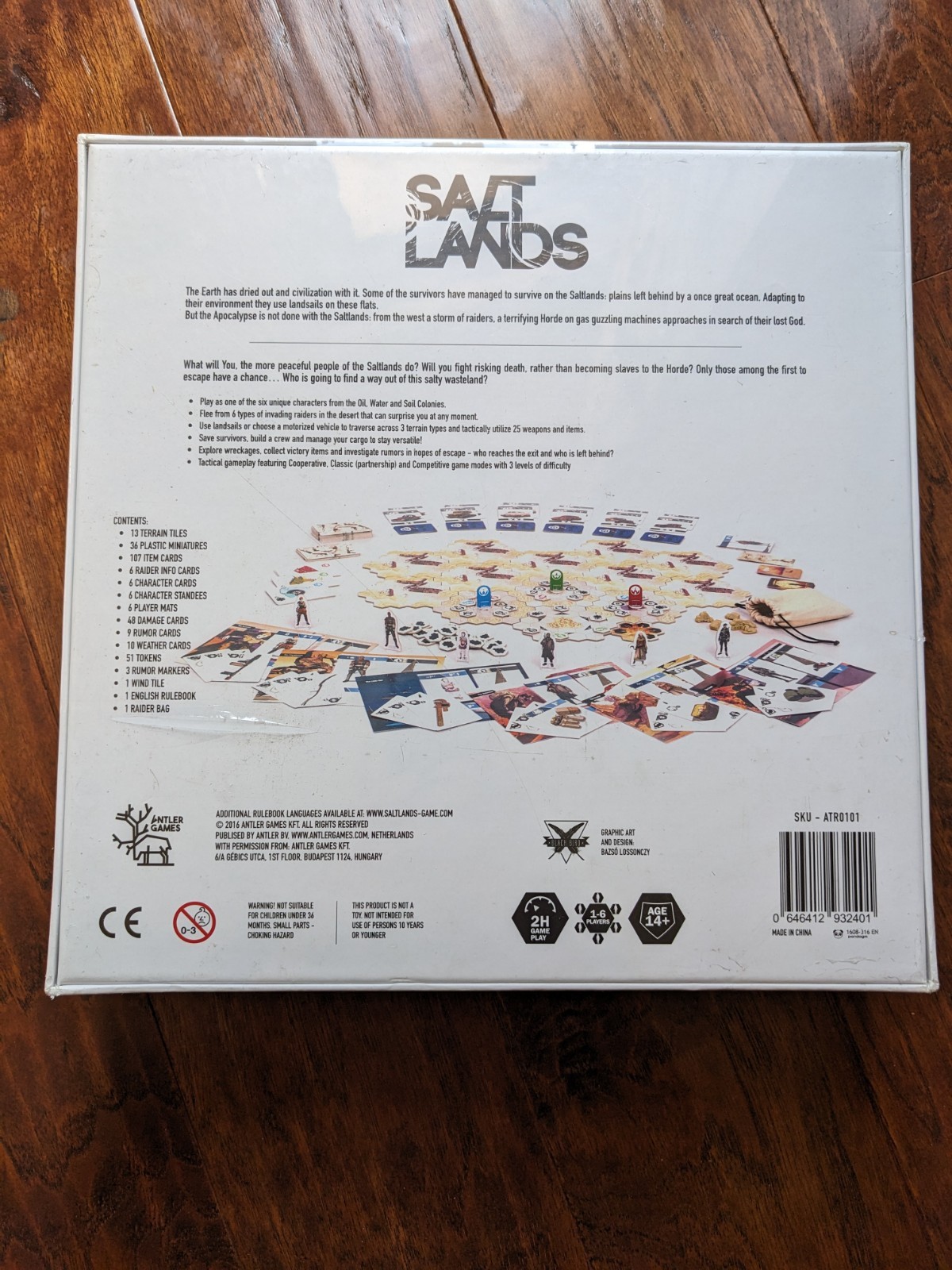 Salt Lands Tabletop Board Game Brand New