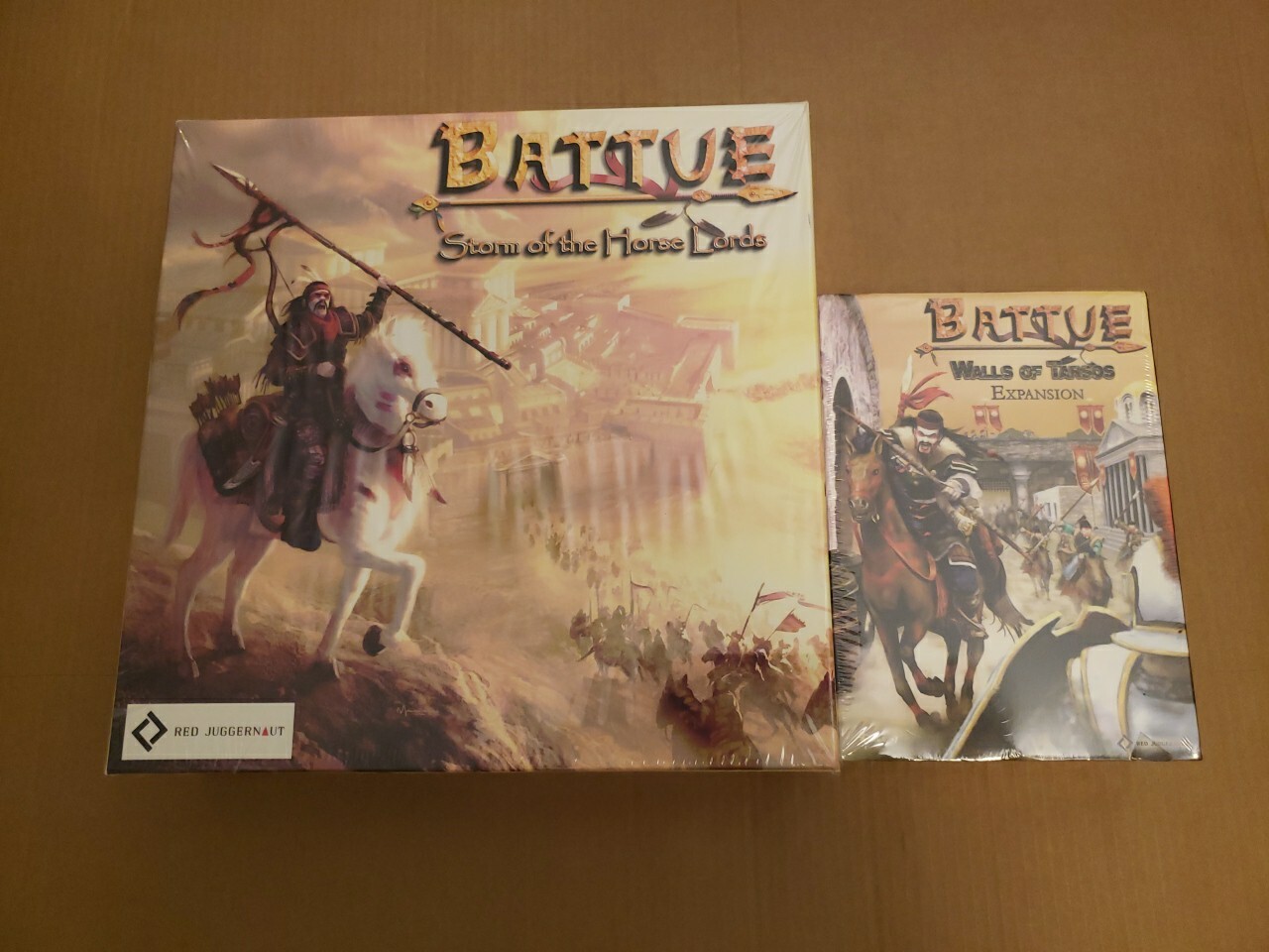 Battue: Storm of the Horse Lords & Walls of Tarsos Exp Board Game. Sealed/ New.