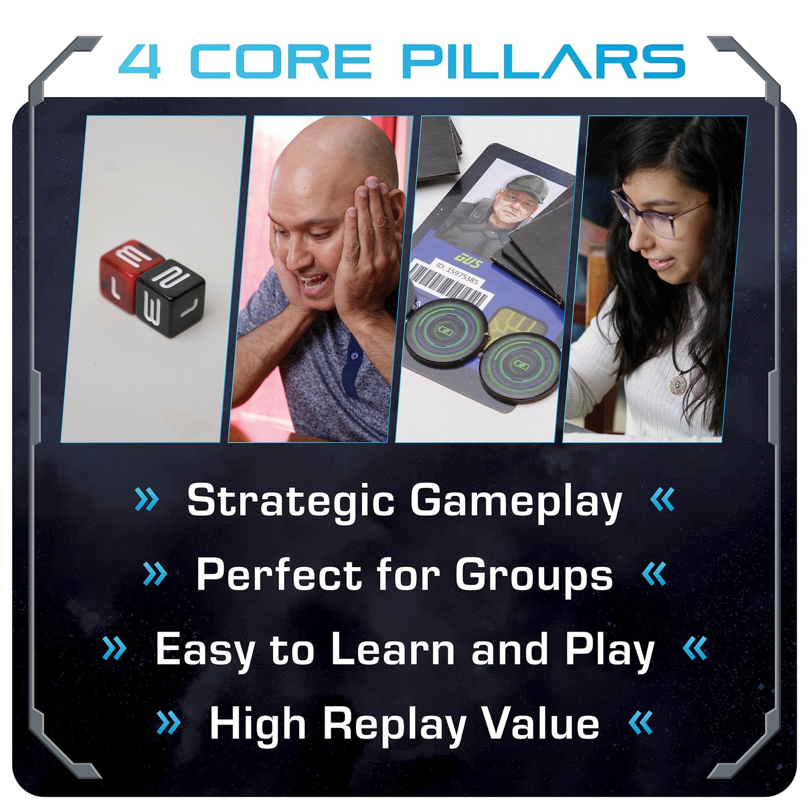 No Escape Board Game – Strategy Board Games for Adults, Family Games, Party G…