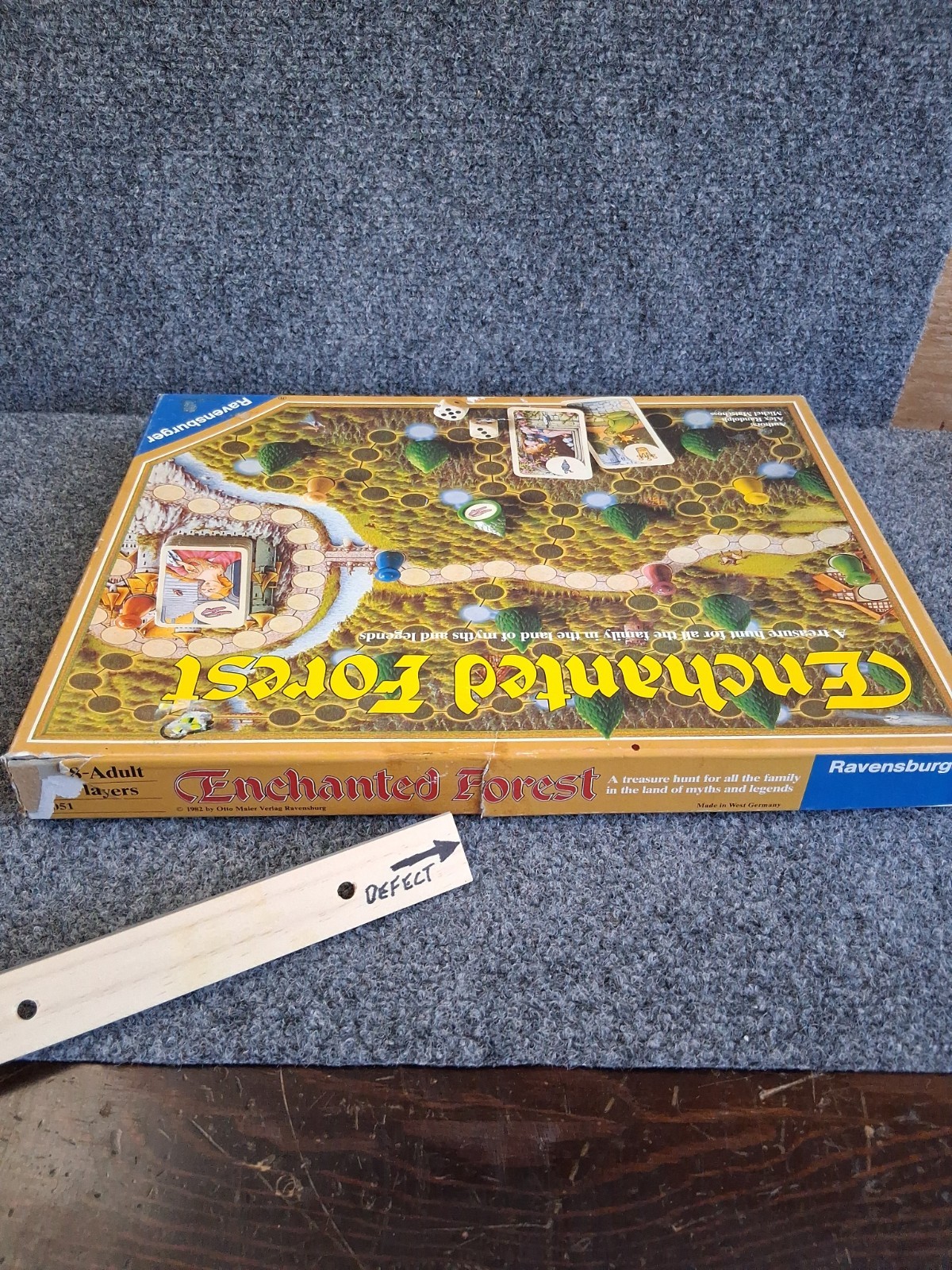Enchanted Forest Ravensburger Vintage 1982 Board Game NO RULE BOOK