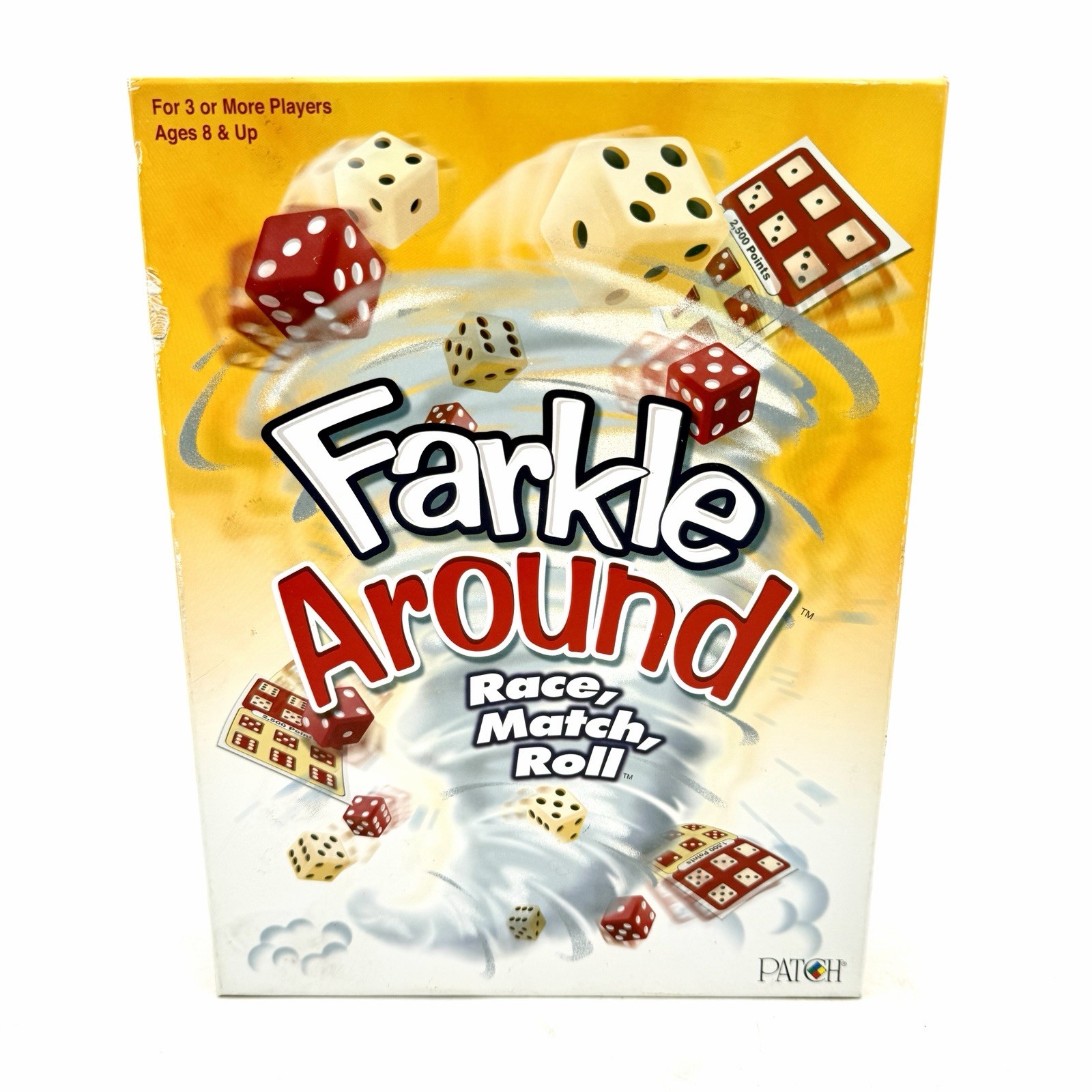 Rare Farkle Around Race Match Roll Family Dice Game Patch – Read