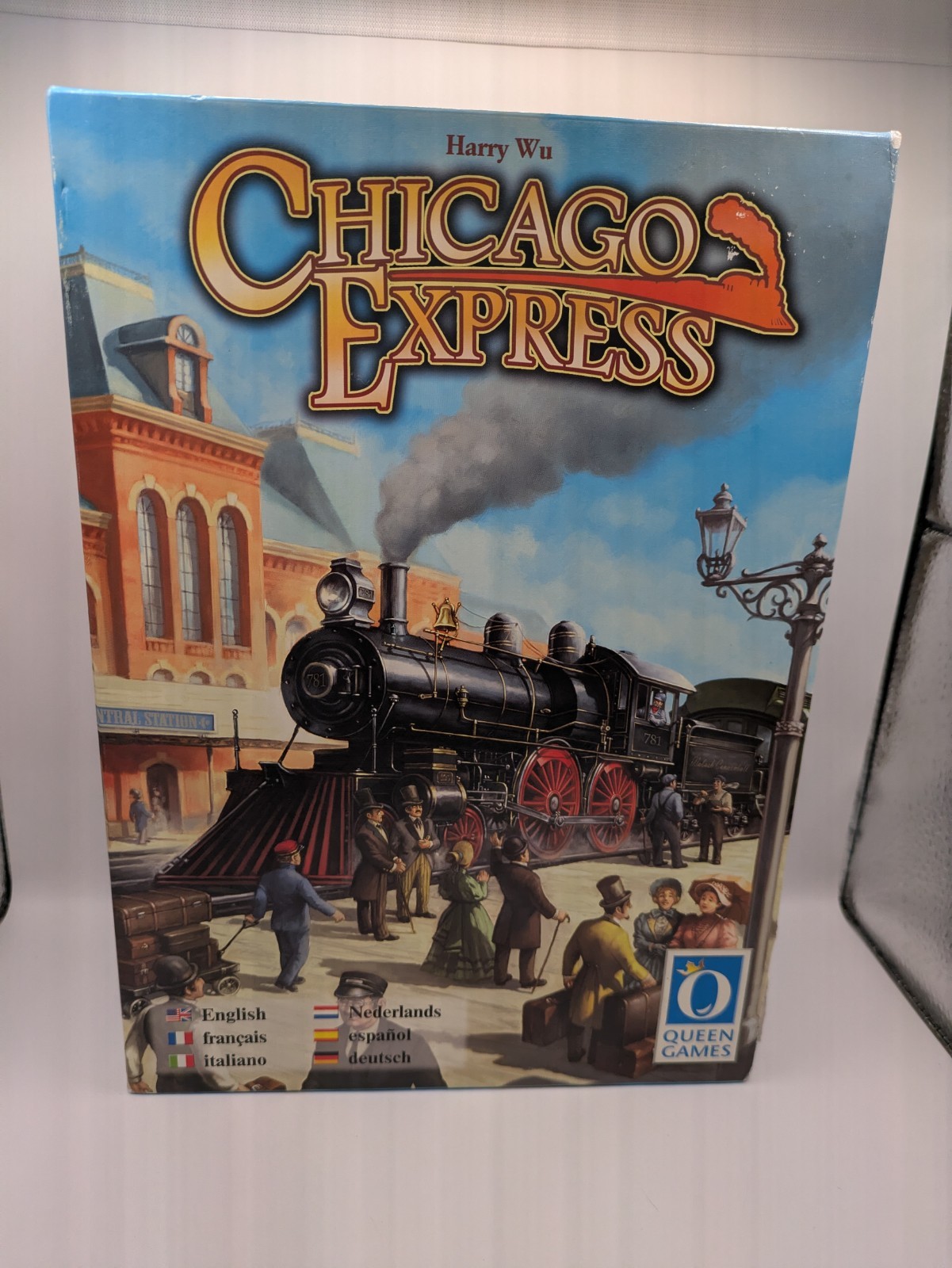 Harry Wu Chicago Express Board Game Queens Games COMPLETE!