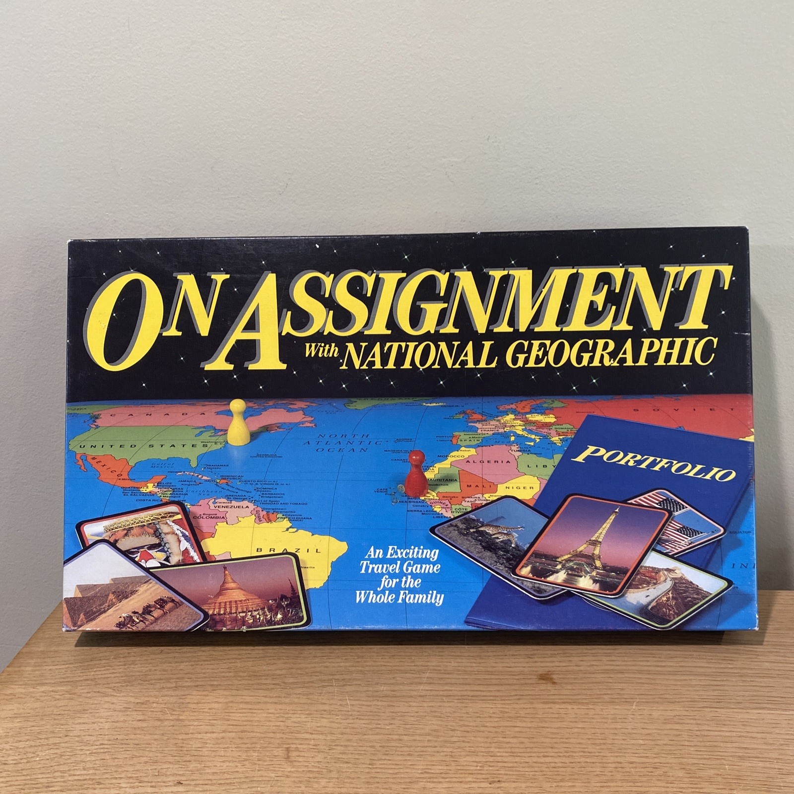 Vtg 1990 On Assignment With National Geographic Travel Board FamilyGame Complete