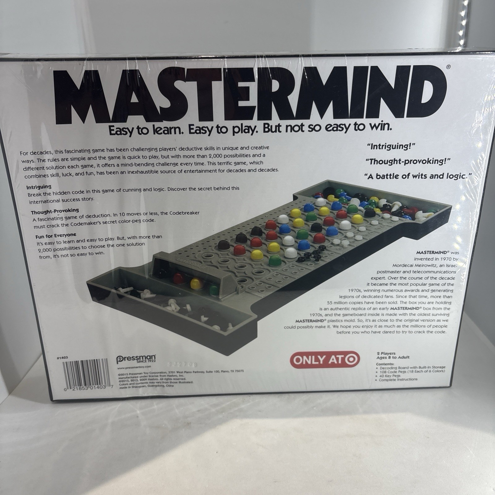 Mastermind Game by Pressman #1403 BRAND NEW SEALED