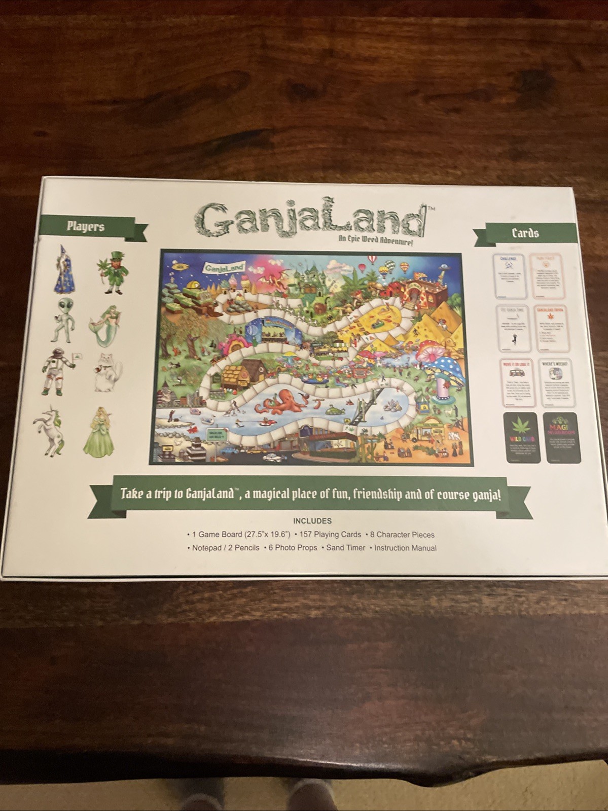 Ganjaland Board Game | An Epic Weed Adventure Adults Complete