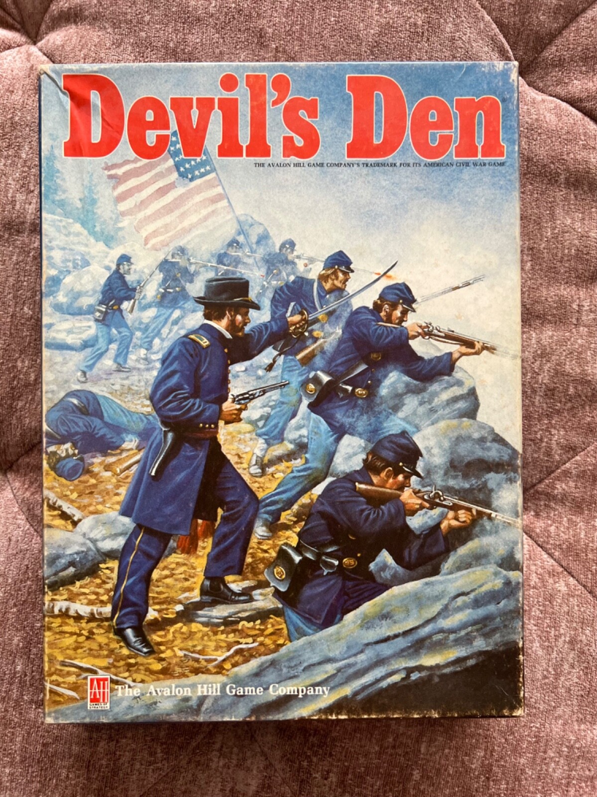 Devils Den American Civil War Game by The Avalon Hill Game Company 1985