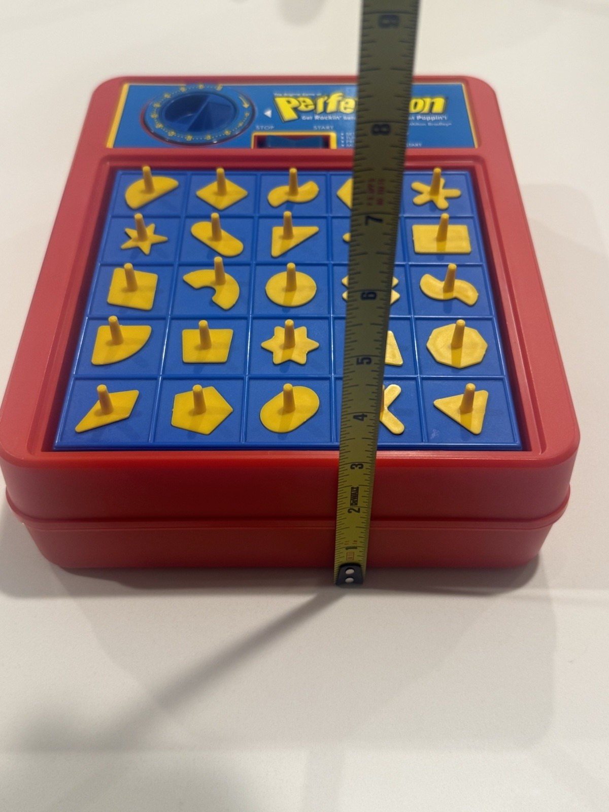 2006 Perfection Board Game Complete Tested Working Hasbro MB w/ Box Instructions