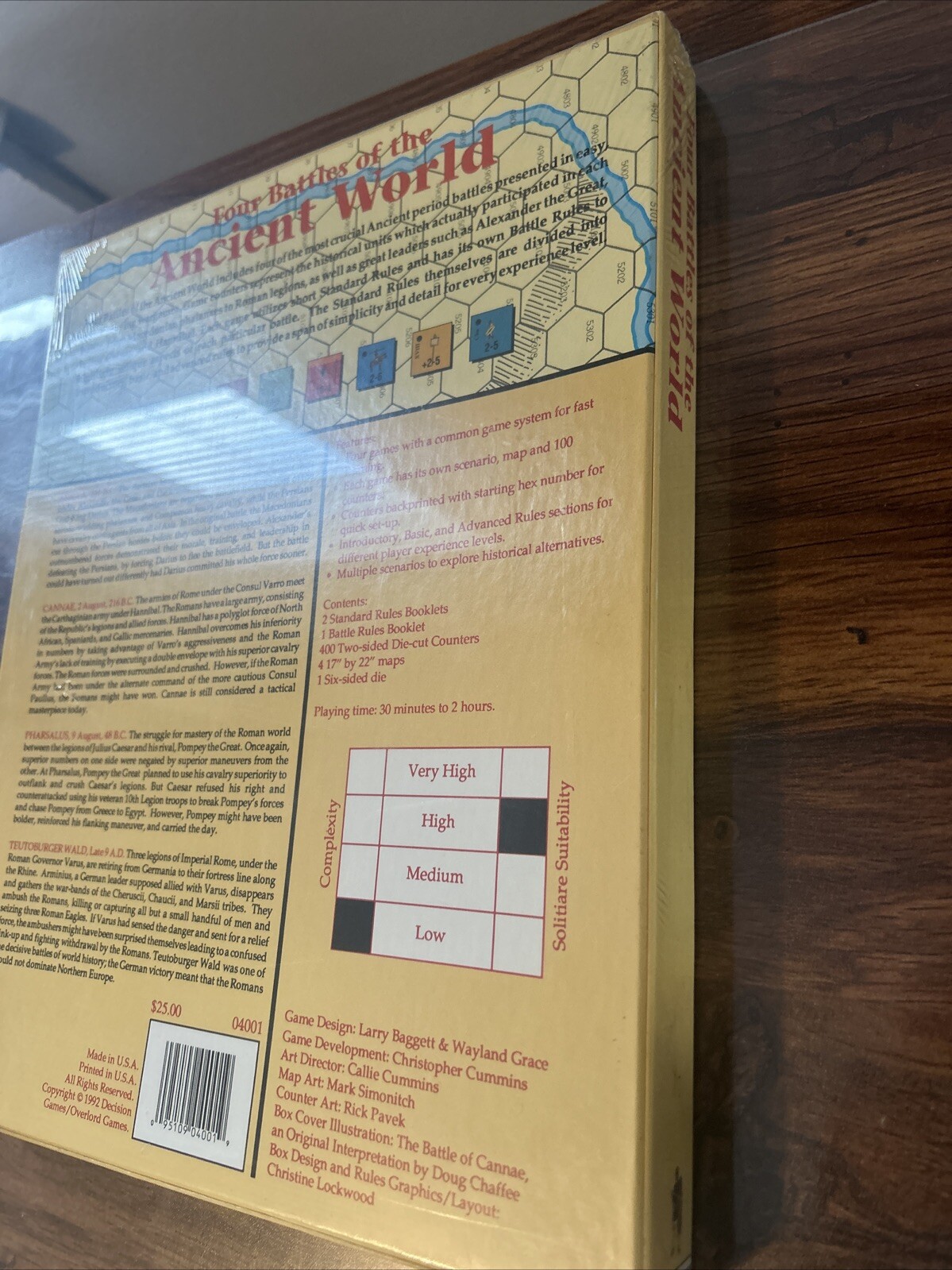 Four Battles of the Ancient World – Decision Overlord Games wargame New & Sealed