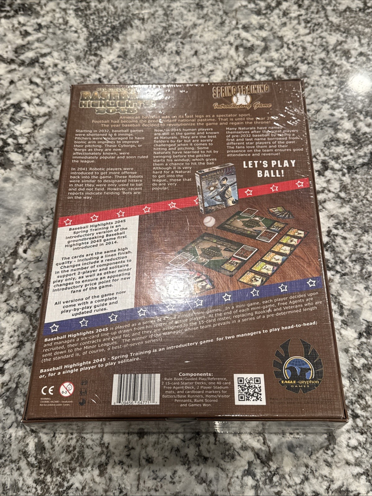 Baseball Highlights: 2045 SPRING TRAINING Introductory Game Board Game Brand NEW