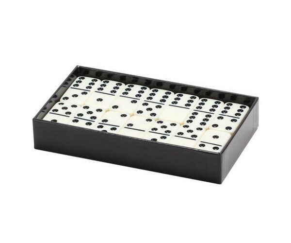 Dominoes Double 6 Six Standard Size Ivory Color Tile Game Set New