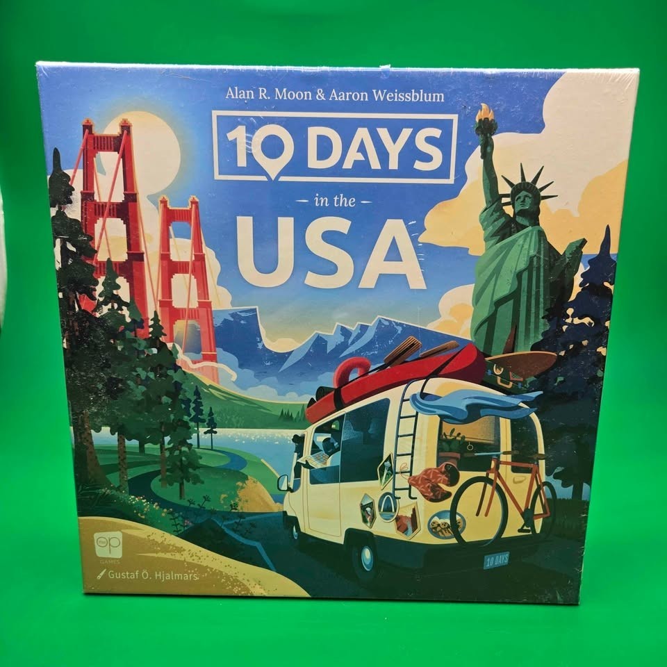 New in Box The Op Games 10 Days in the USA Board Game [772]