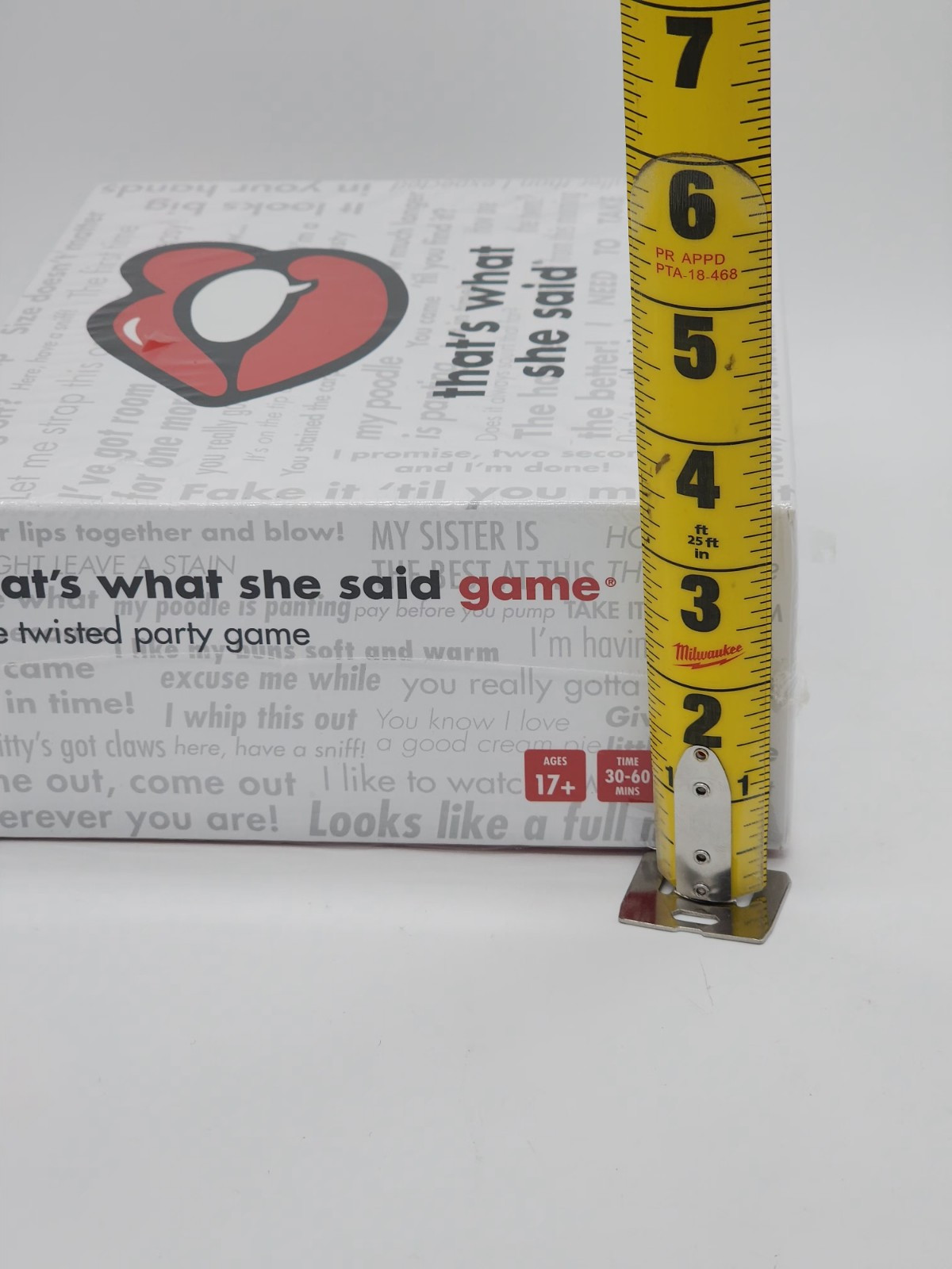 New Sealed That’s What She Said Twisted Card Game 4+ People Group Party Adult