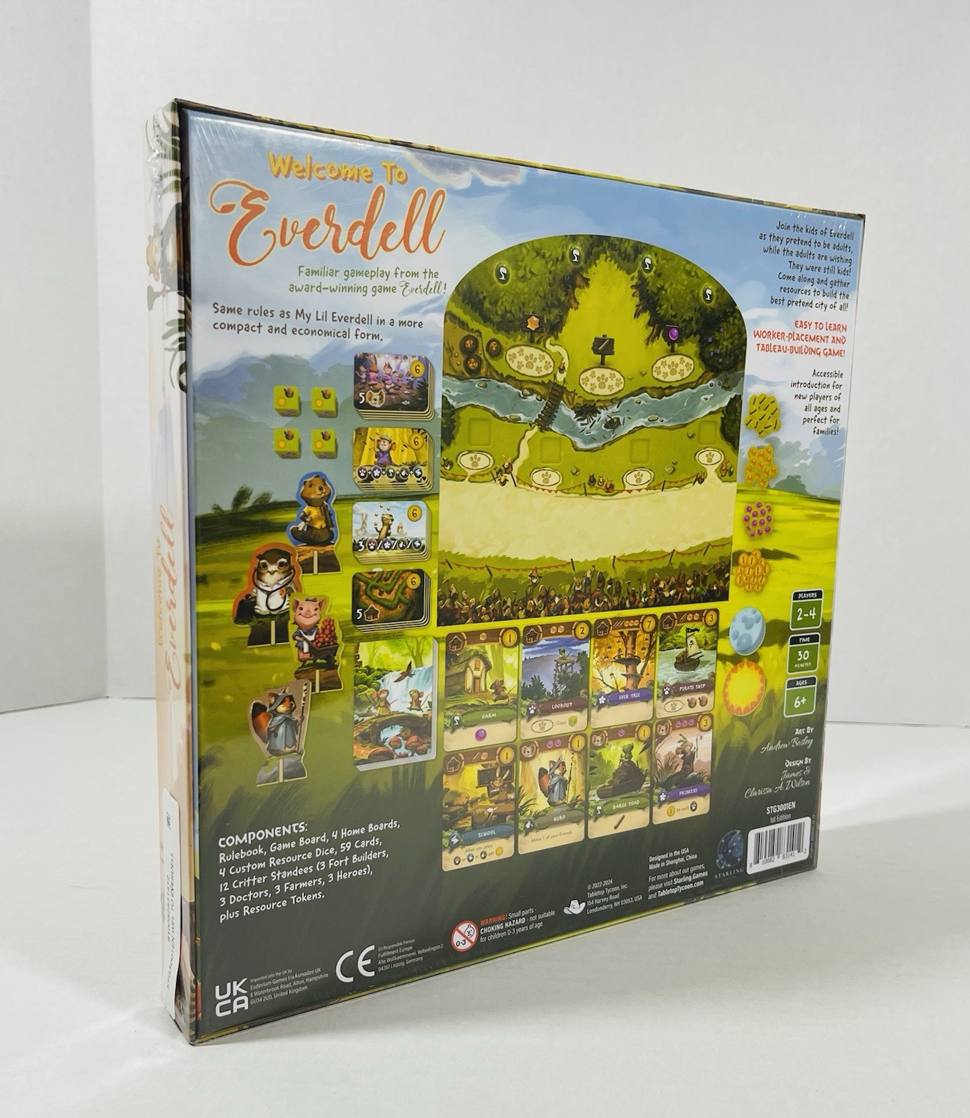 Sterling Games Welcome To Everdell My Lil’ Family Board Game Ages 6 + New Sealed