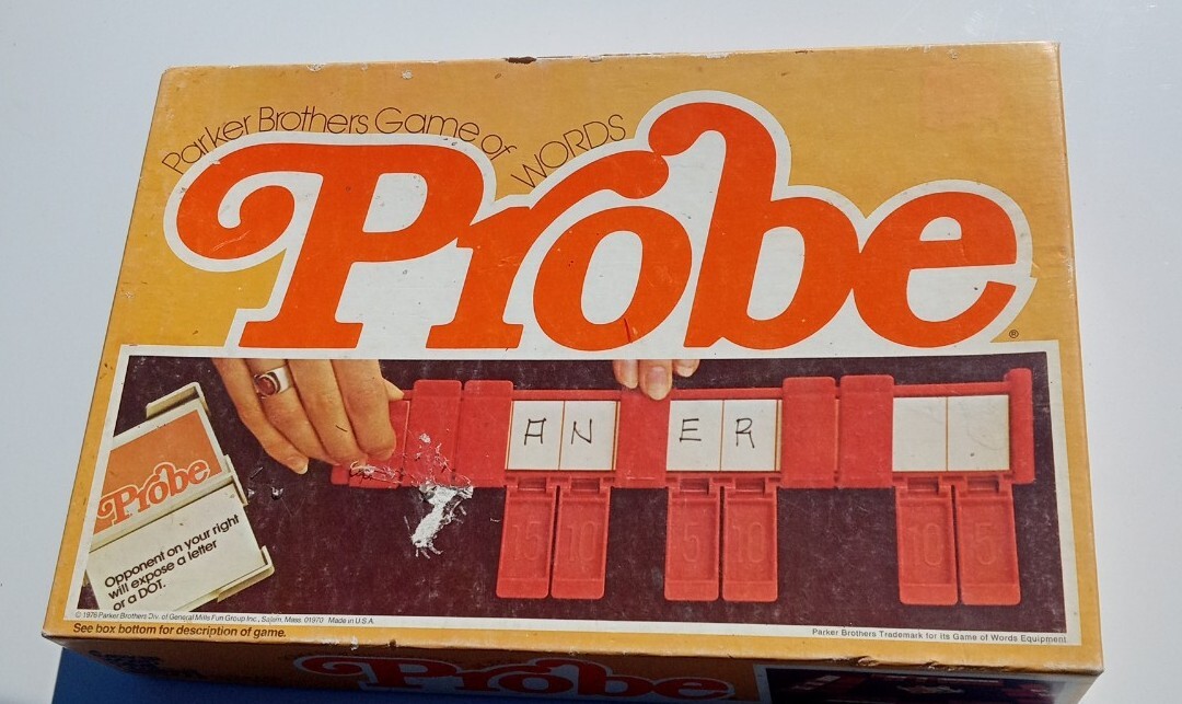 Vintage 1976 PROBE Game by Parker Brothers – A Game Of Words Boardgames All Ages