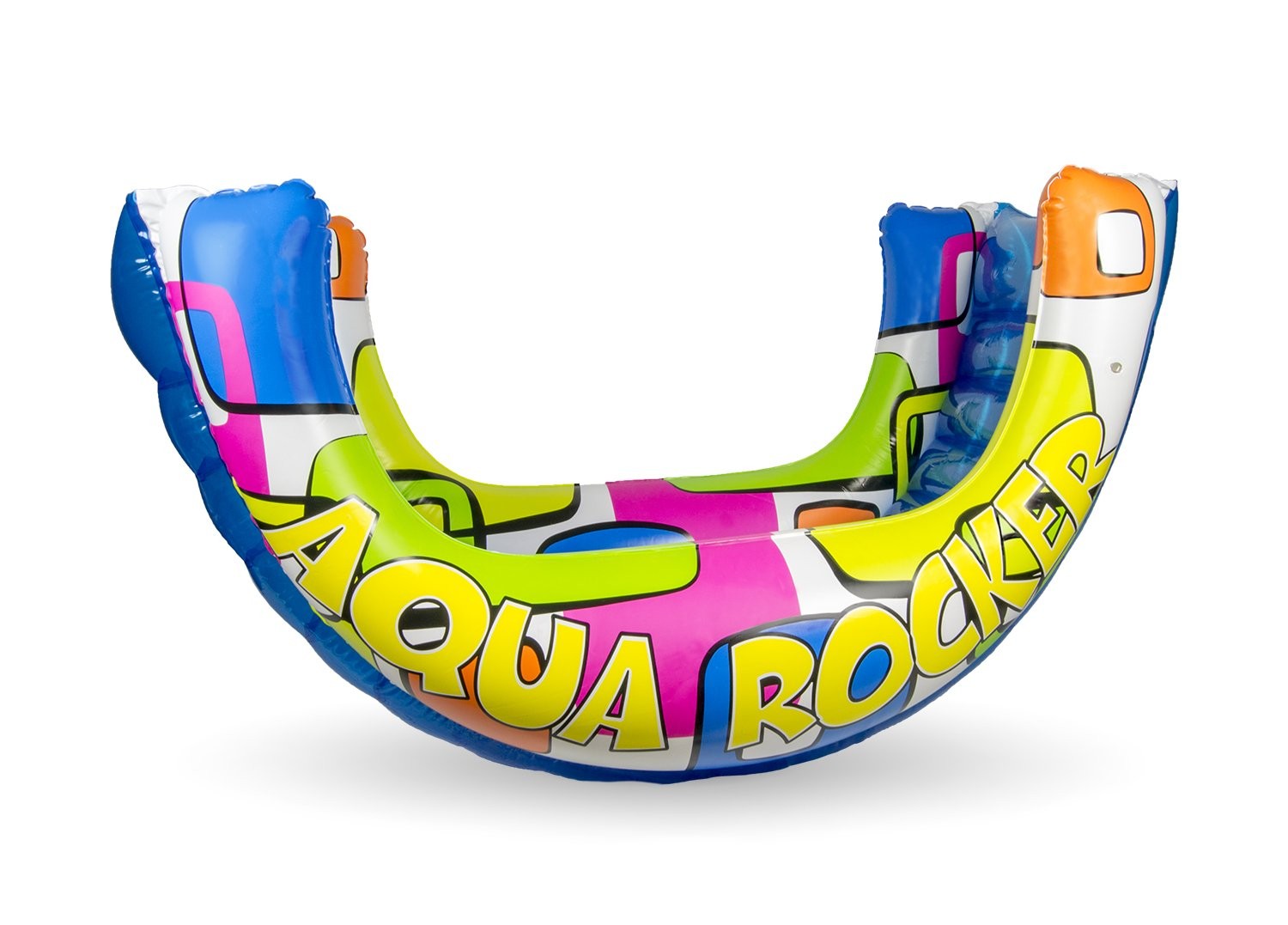 Inflatable Pool Float Rocker 88 x 52 in Blue Multi Poolmaster 86104 Aqua Adults