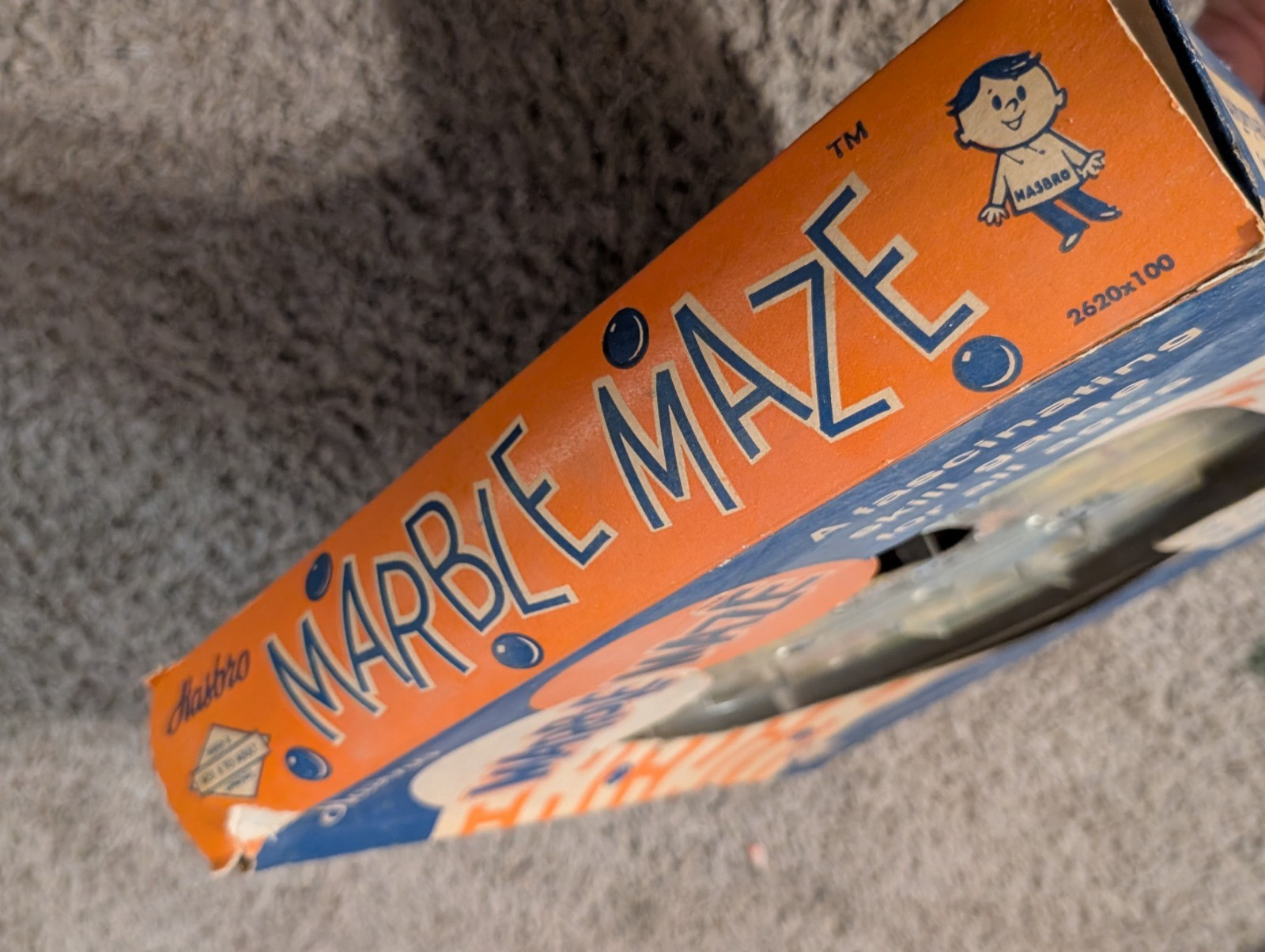 Vintage Hasbro “Haunted Mountains” Marble Maze Skill Game in Original Box