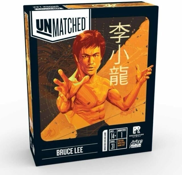 Bruce Lee Unmatched Board Game Expansion Mondo Games Rare Factory Sealed New OOP