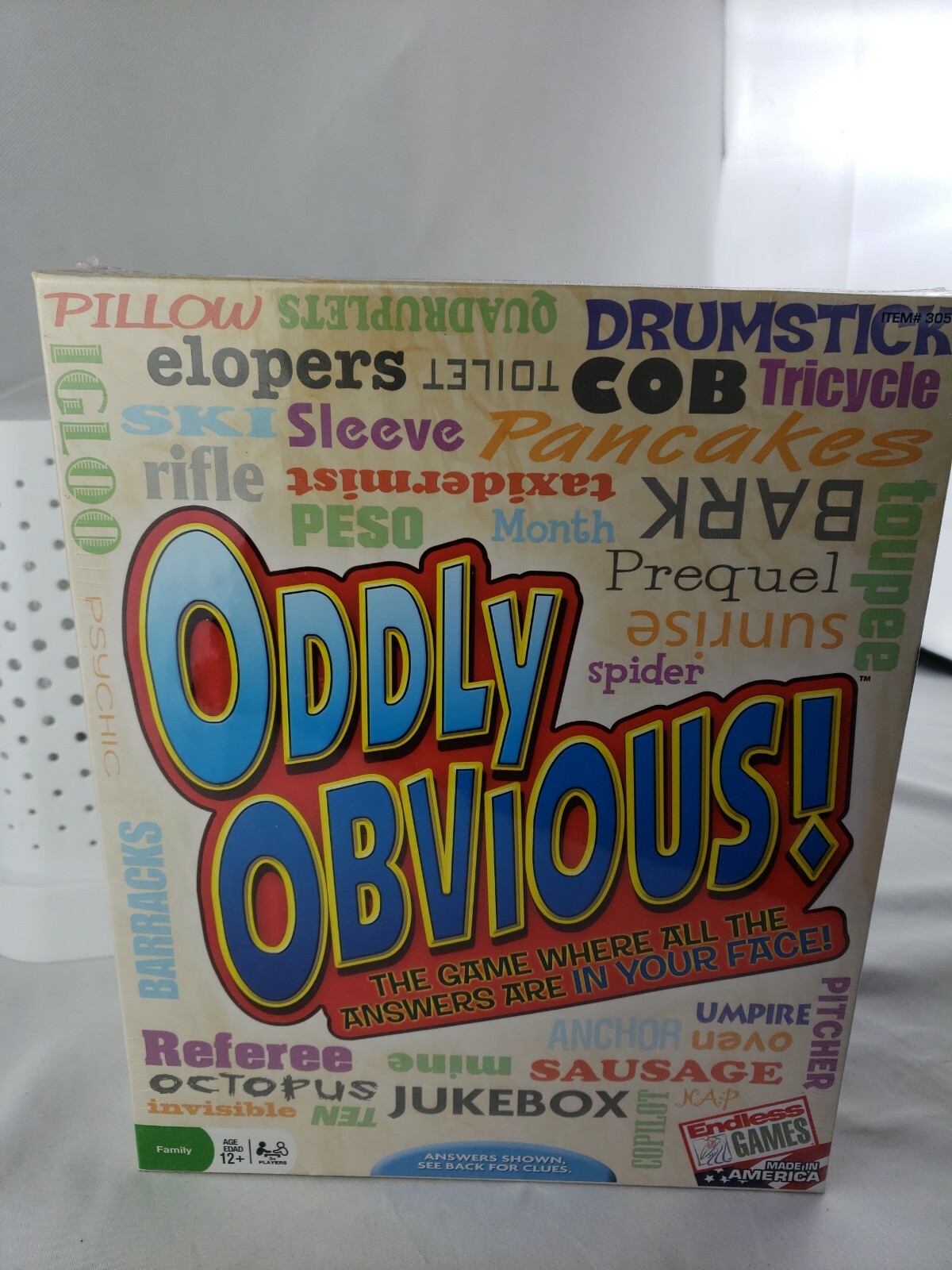 Endless Games Oddly Obvious! Card Game Party Game Family Game New Factory Sealed