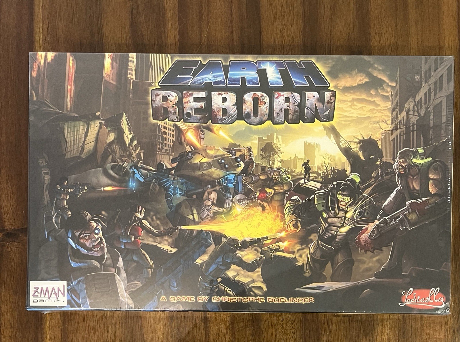 2010 Ludically Earth Reborn Board Game Z-Man Games NEW SEALED