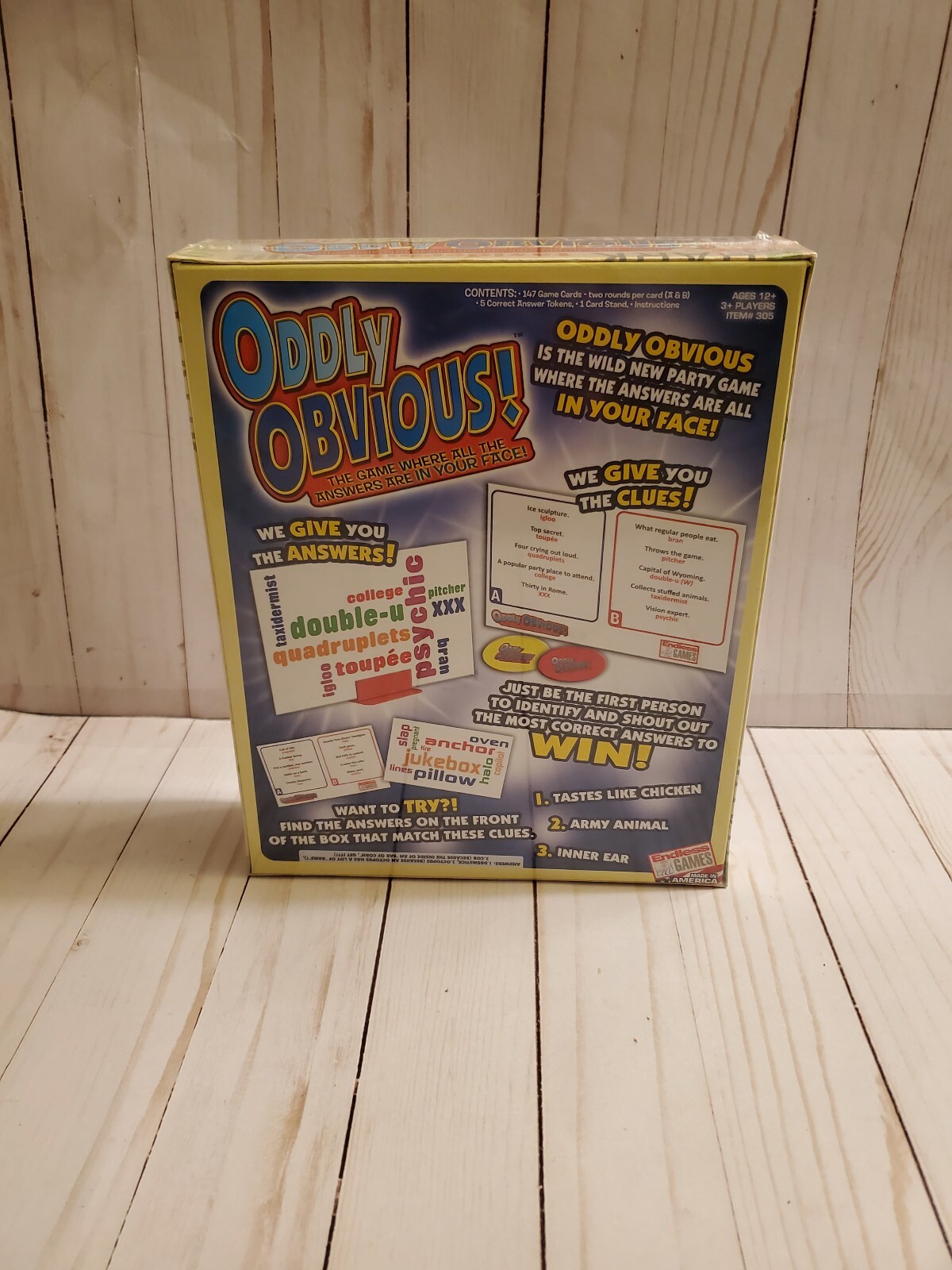 Oddly Obvious Game Traditional Games