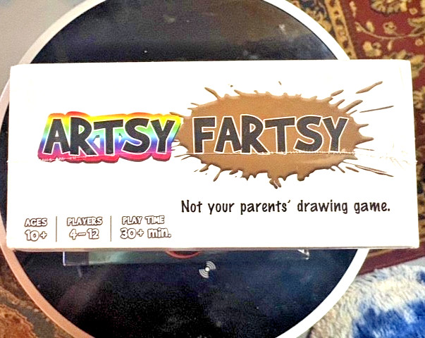 Artsy Fartsy Drawing Game/ Family Game Night/ Card Game NIB