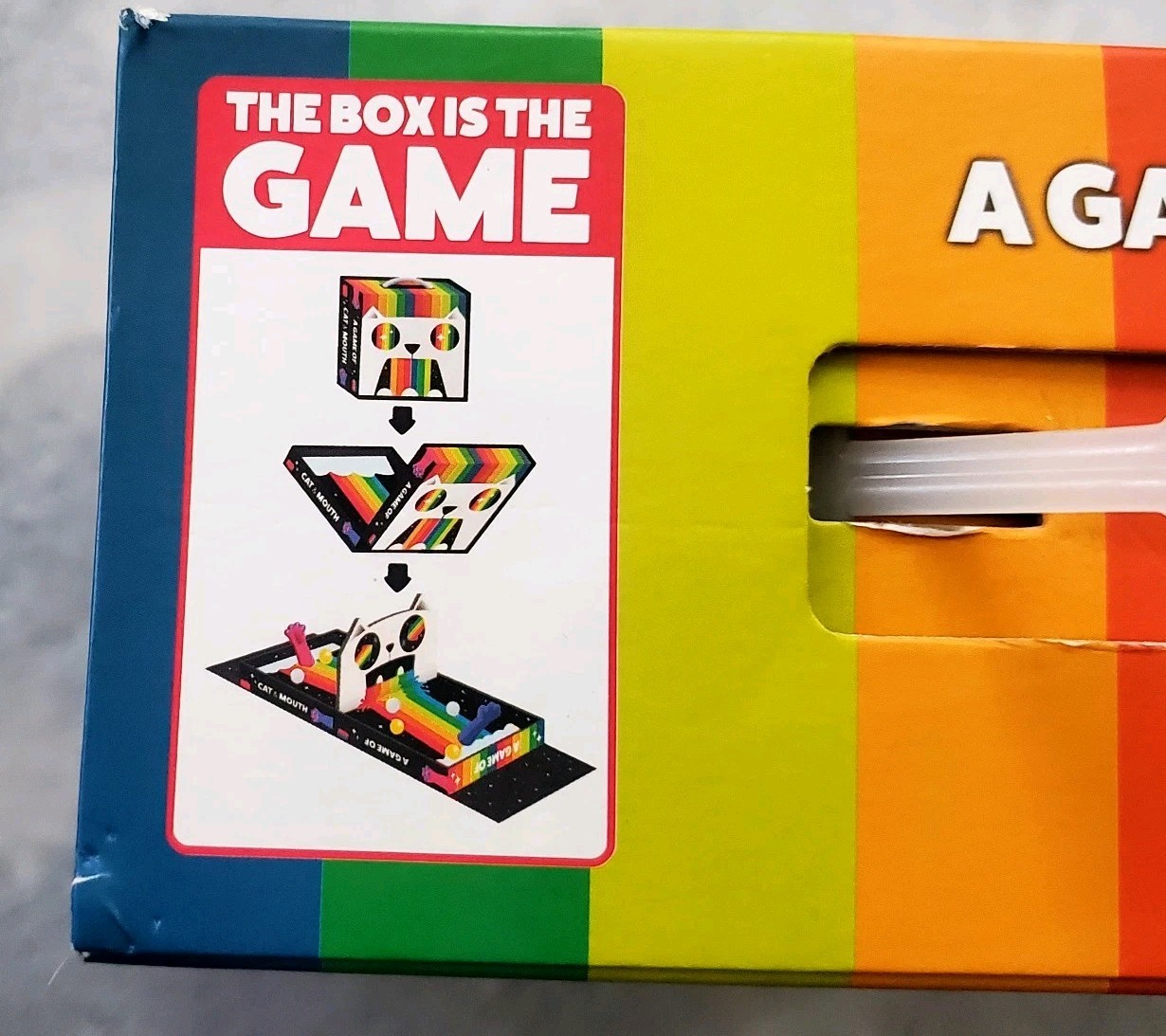 A Game of Cat & Mouth By EXPLODING KITTENS-Complete EUC Tabletop 2 Player Fun
