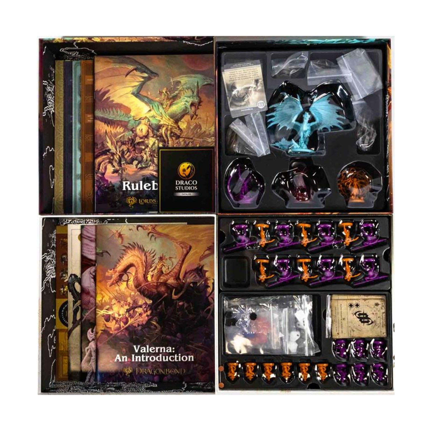 Draco Studios Lords of Vaala Collection #3 – Base Game + 4 Expansions! VG+/NM