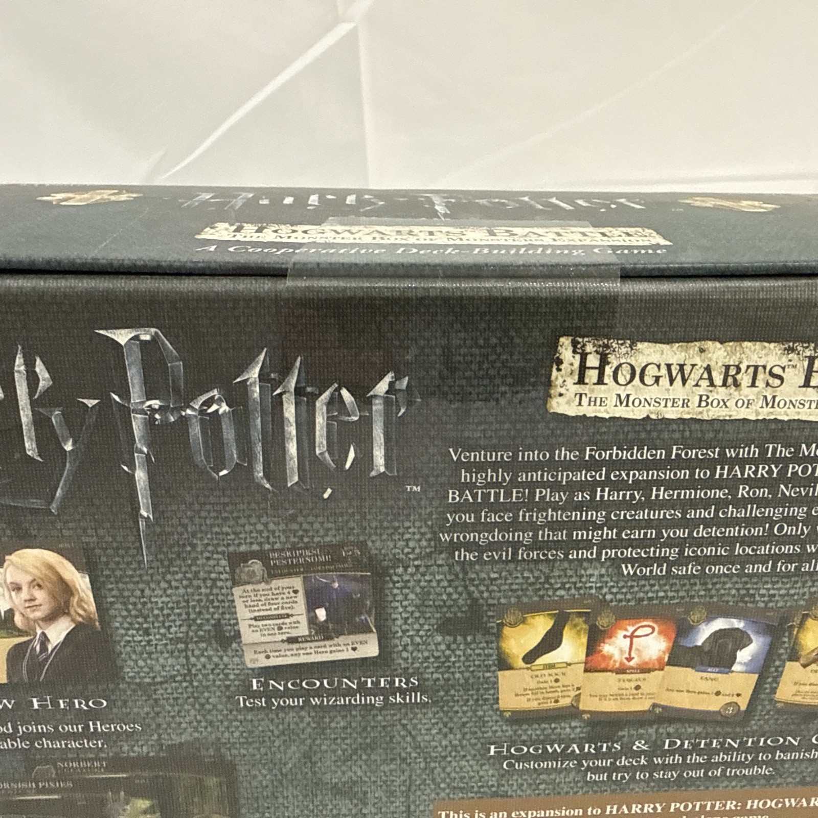 NIB Harry Potter Hogwarts Battle The Monster Box of Monsters Card Game Expansion