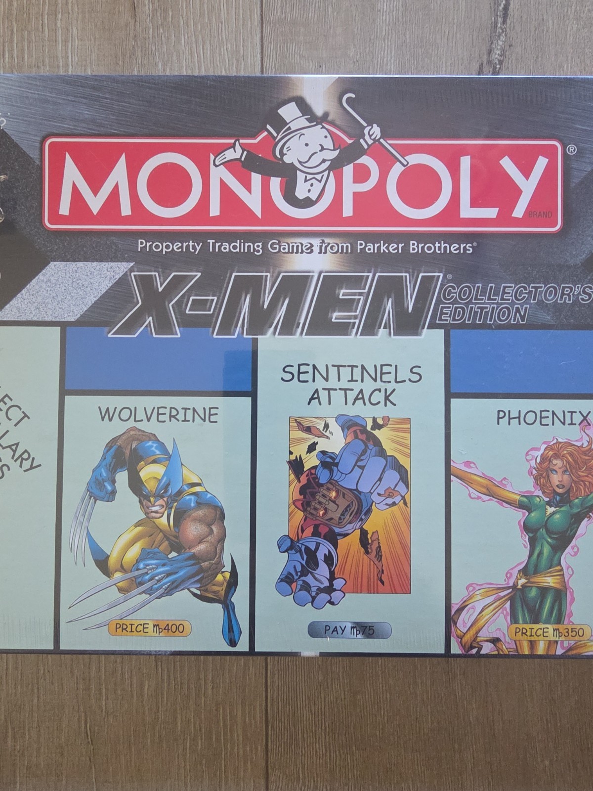 Vintage Monopoly X-Men Collector’s Edition Board Game 2000 Hasbro New Sealed