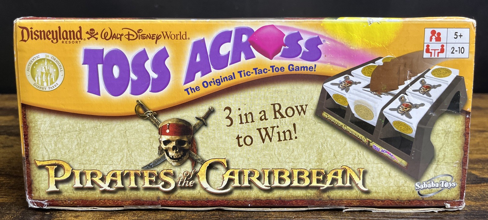 Pirates of the Caribbean Toss Across Disneyland Resort 2007 Sababa Toys Rare NIB