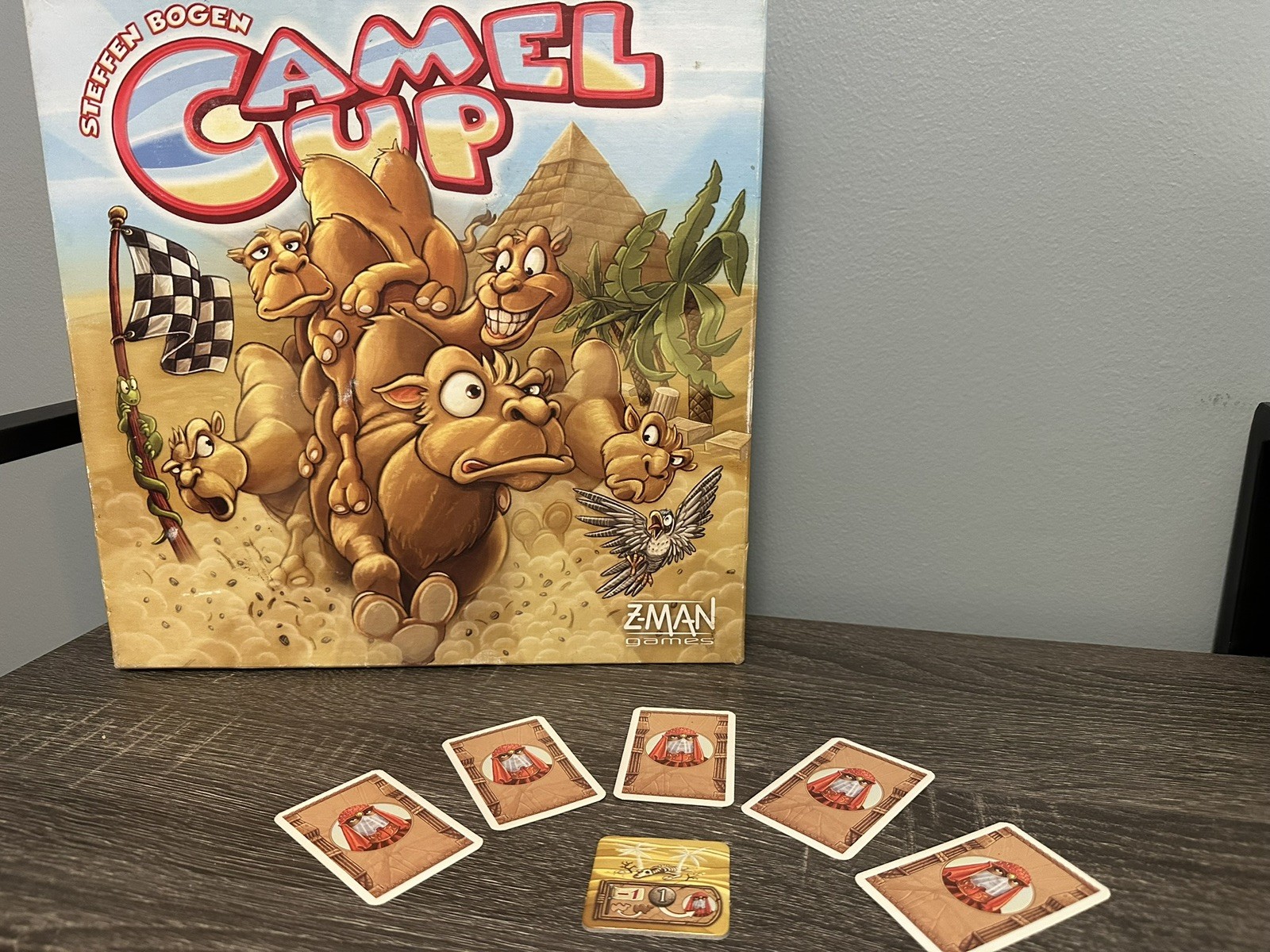 Camel Up Board Game First Edition Replacement Betting Card & Oasis/Desert Tile