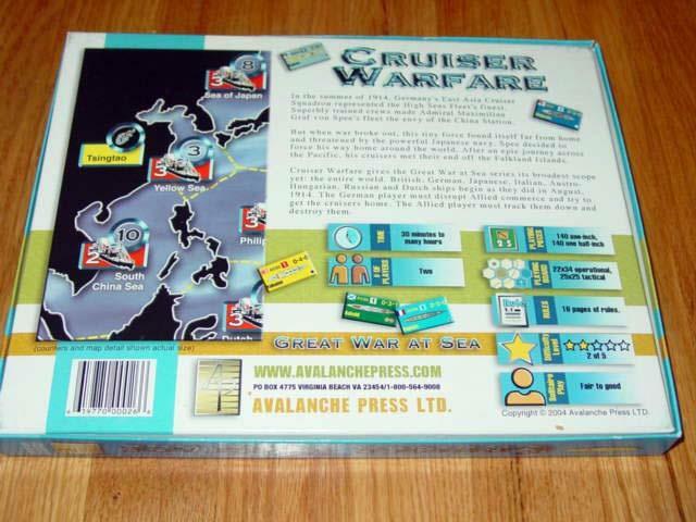Avalanche Press : CRUISER WARFARE – Great War at Sea (50% UNPUNCHED)