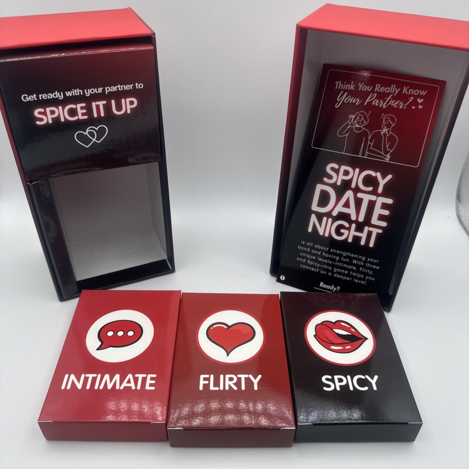 Spicy Date Night Card Game For couples 150 Question & Dare Intimate Flirty Spicy