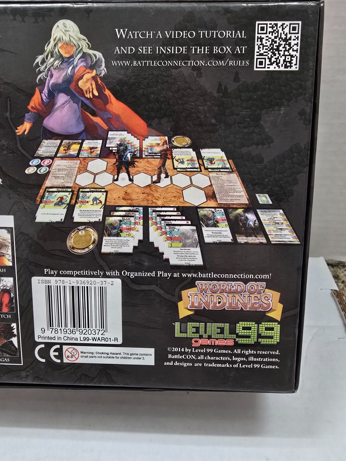 BATTLE CON War of Indines & Fate of the Indines Board Card Game w/ Poster