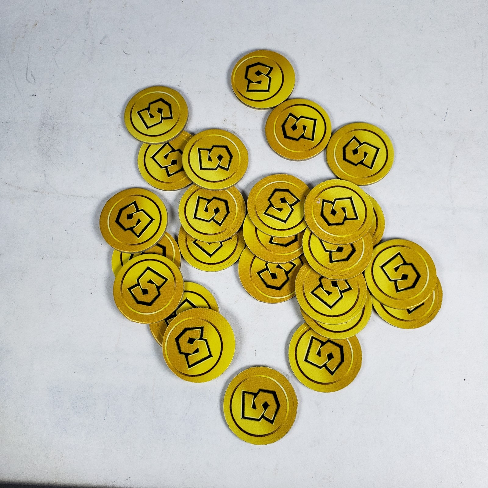 25 Monopoly Gamer Mario Kart $5 Golden Coins Replacement Pieces Parts
