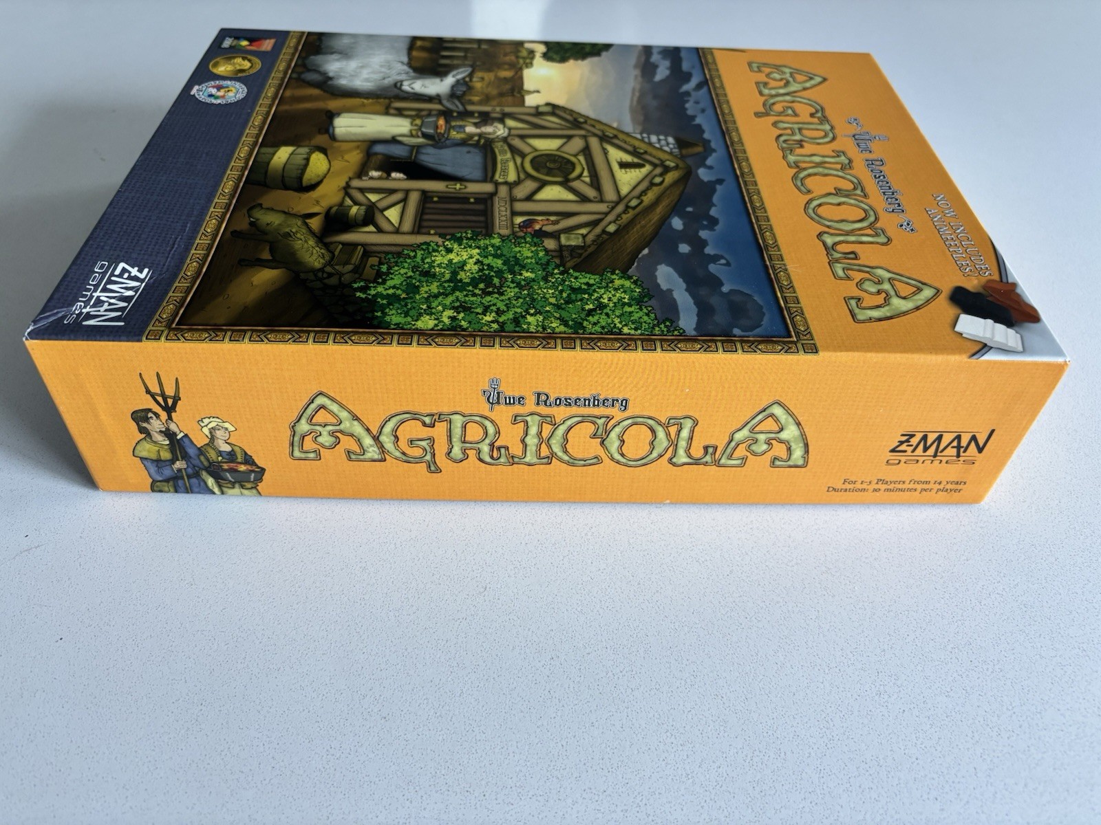 Z-Man Games Agricola The 17th Century Farming Strategy Board Game Open Box