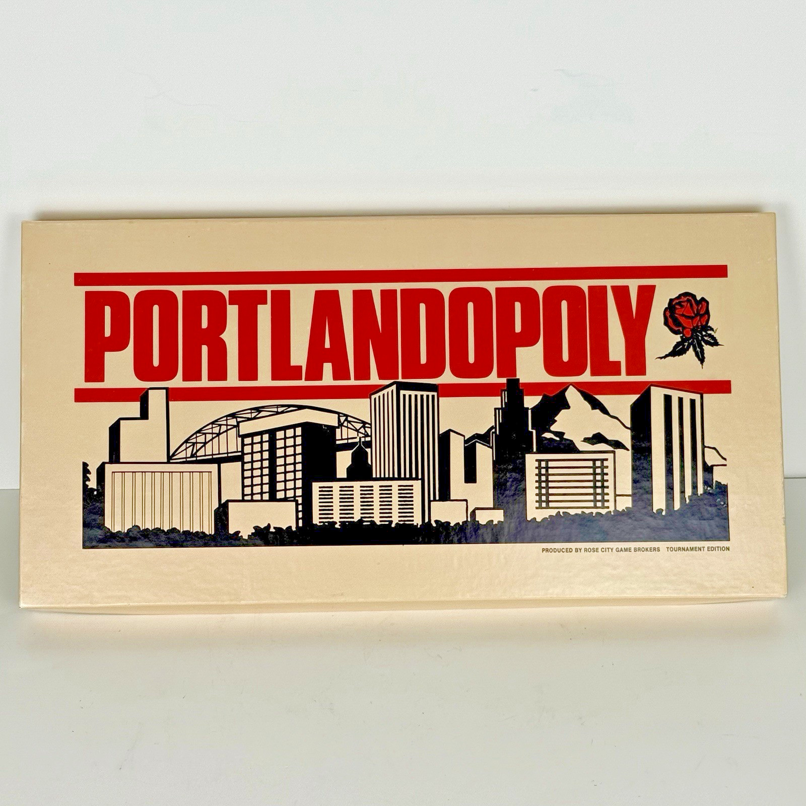 Vintage Portlandopoly ’88 Tournament Edition Board Game – Portland Oregon RARE