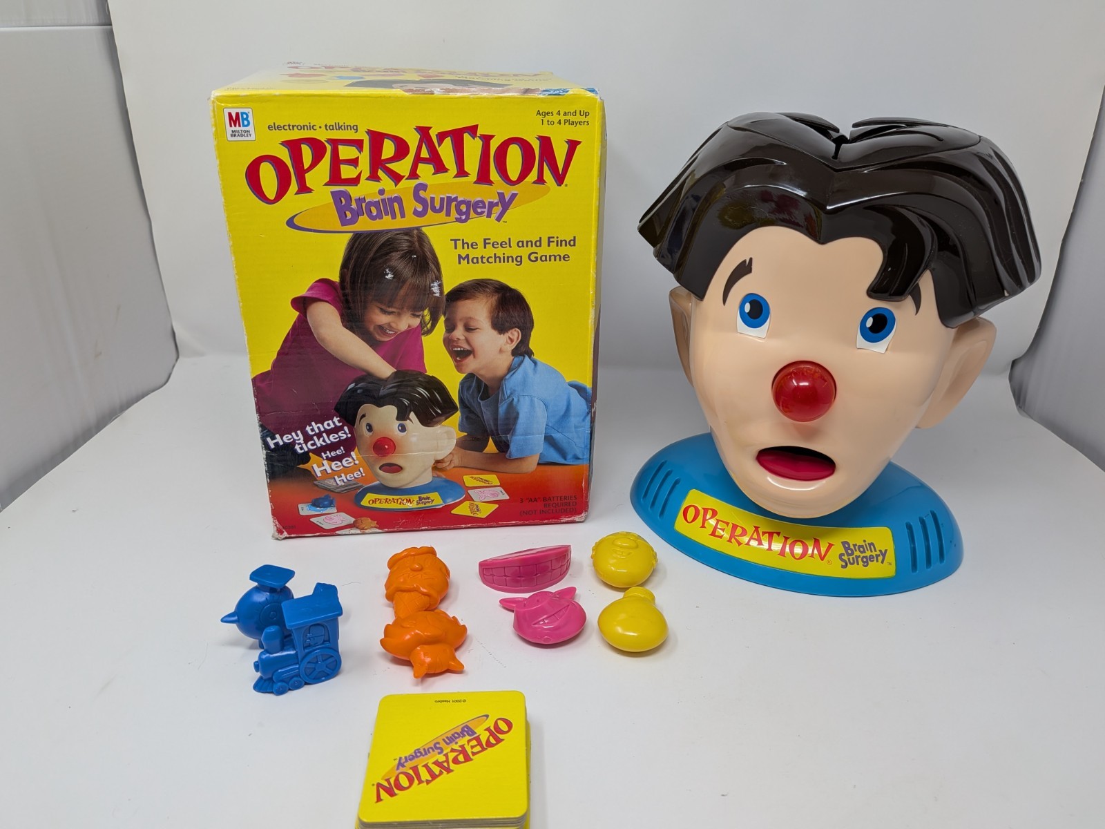 Vintage Operation Brain Surgery Milton Bradley Electronic Talking Game Complete