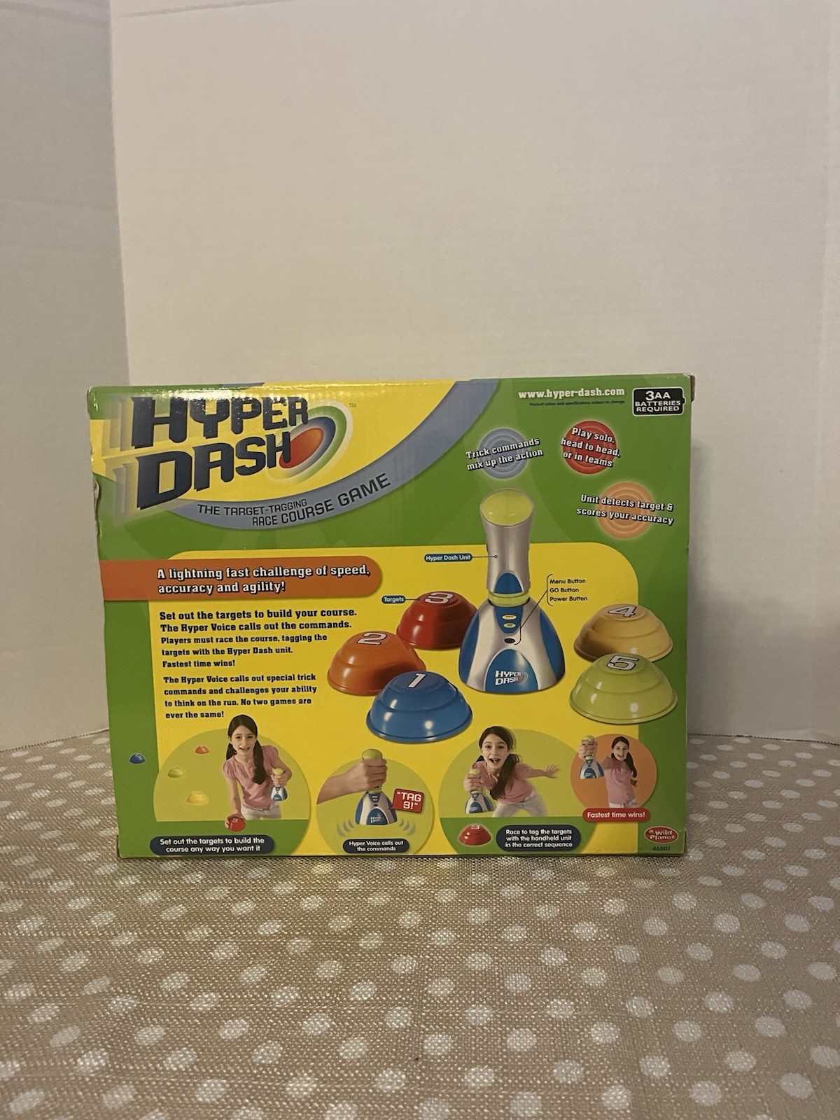 Hyper Dash Game Target Tagging Race Course Game Wild Planet 2006 NEW NOS