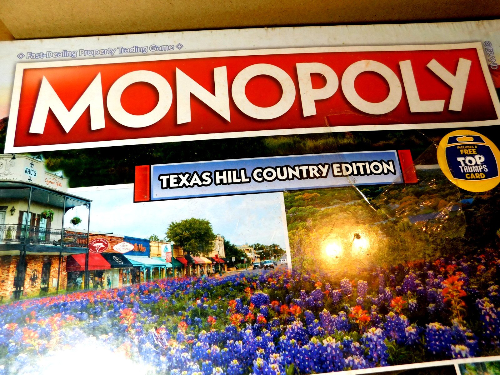 Hasbro, Inc.~Monopoly 2023 Texas Hill Country Edition Ages 8 Years & Up NEW!!
